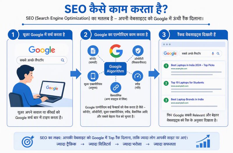 SEO kaise kam karta hai